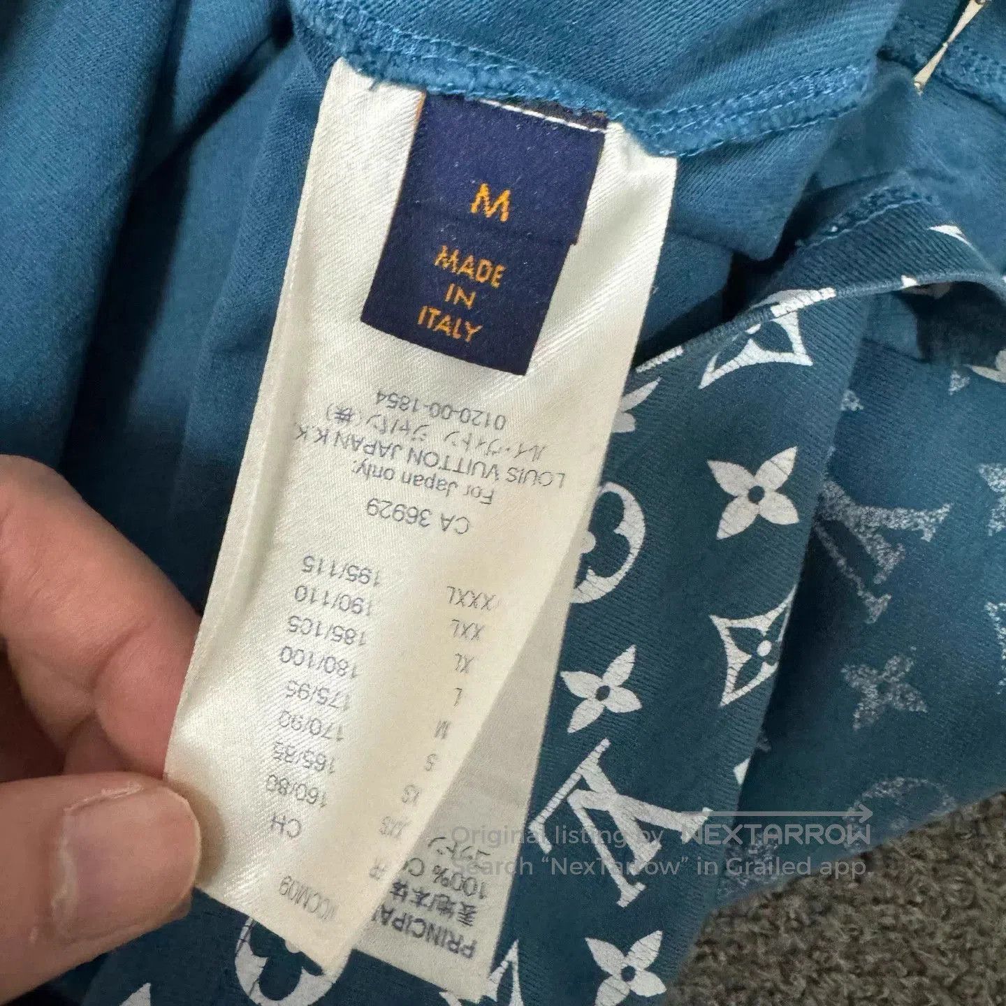 Louis Vuitton Blue Short Sleeve Graphic Print T-Shirt. Size US M / EU 48-50 / 2 - 4 Thumbnail