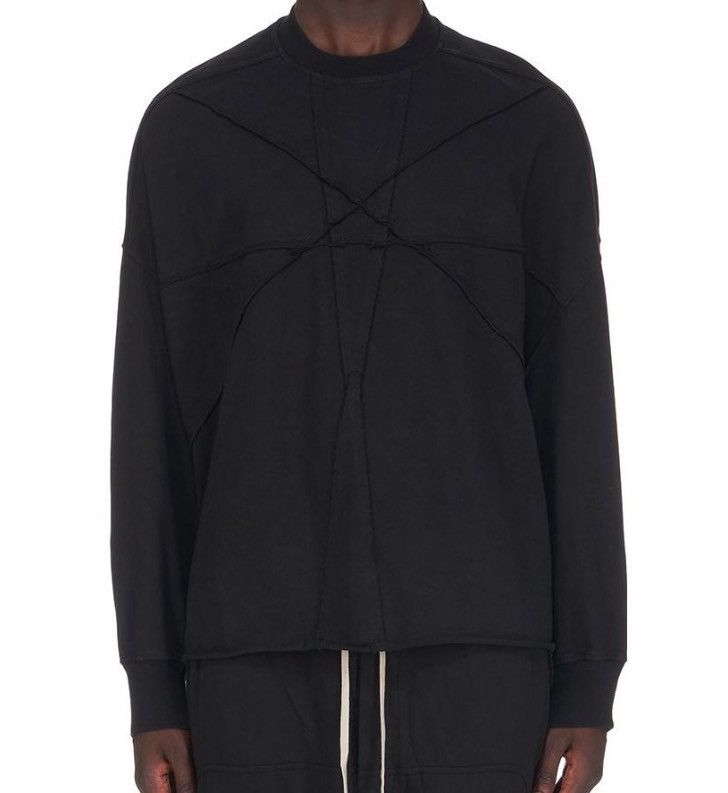 Rick Owens Rick Owens Drkshdw Pentastar bat sleeve fleece sweatshirt Size US S / EU 44-46 / 1 - 5 Thumbnail