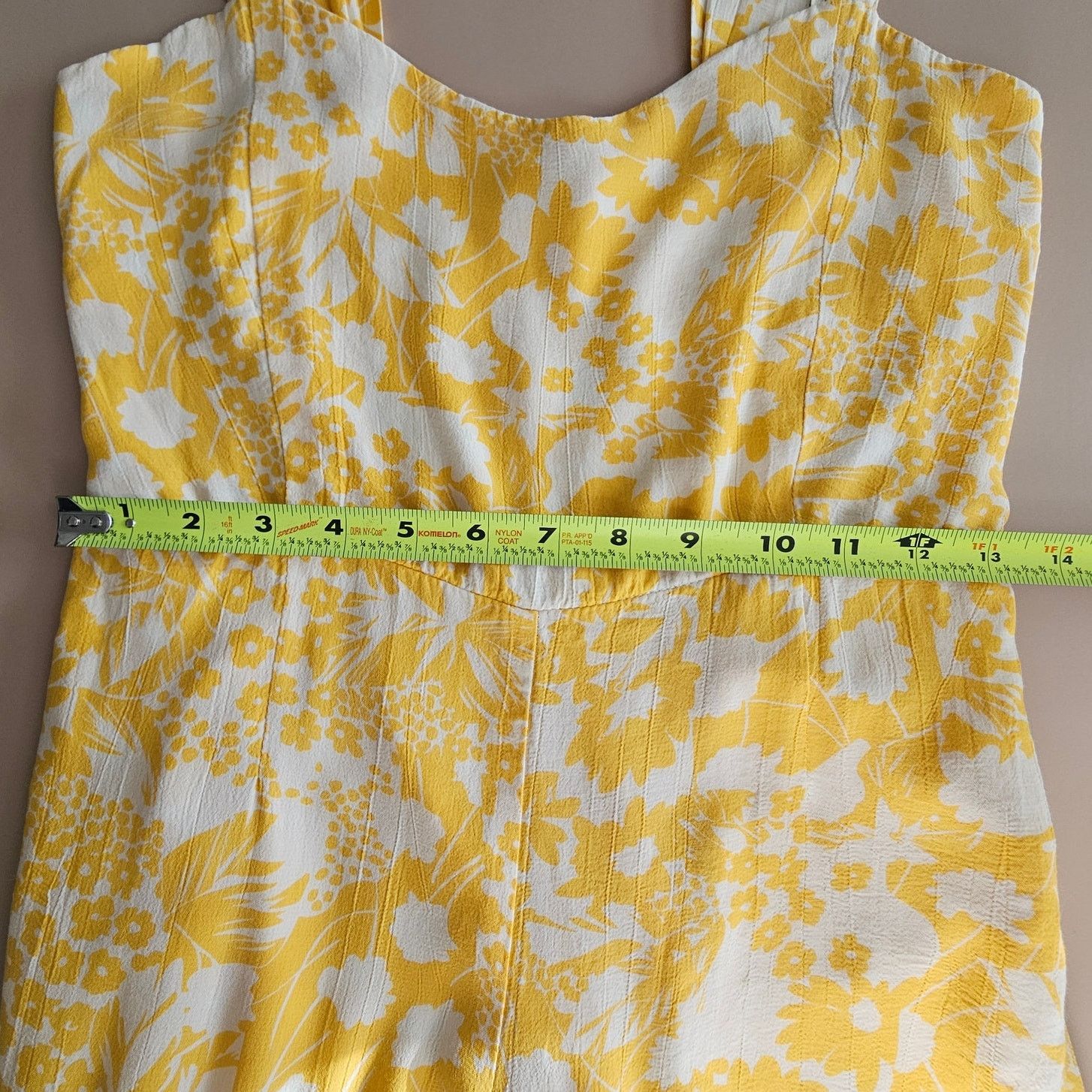 REVOLVE EUC Faithfull the Brand Yellow Floral Kasbah Jumpsuit 2 XS Size 26" / US 2 / IT 38 - 10 Thumbnail