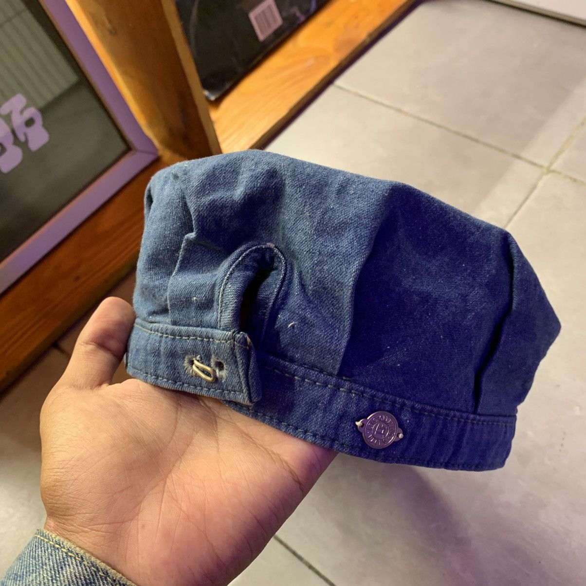 Japanese Brand DECHO Standard Worker Cap Size ONE SIZE - 3 Thumbnail