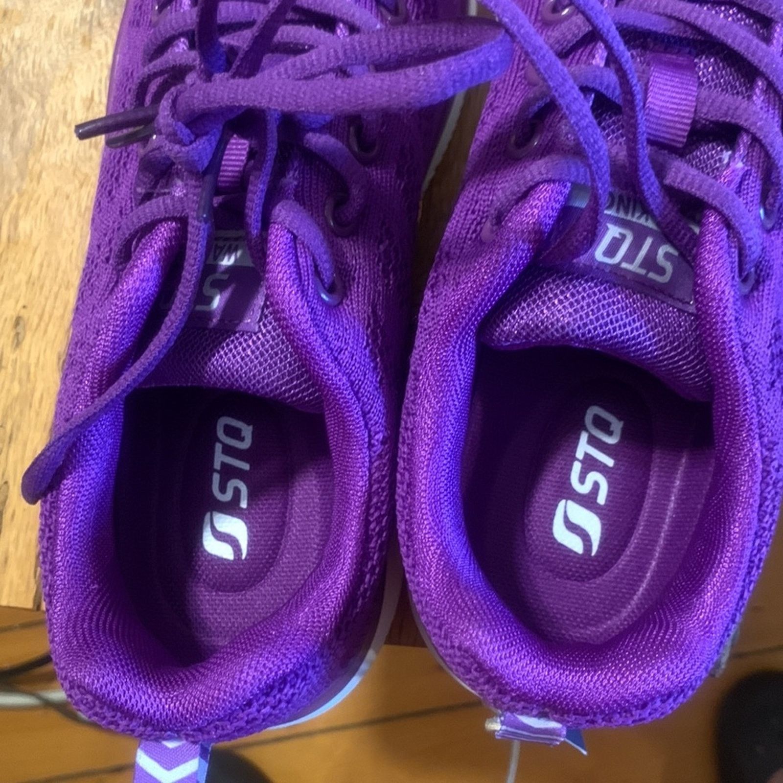 Vintage BNWT STQ purple walking athletic tennis shoes sneakers Size US 5.5 / IT 35.5 - 10 Thumbnail