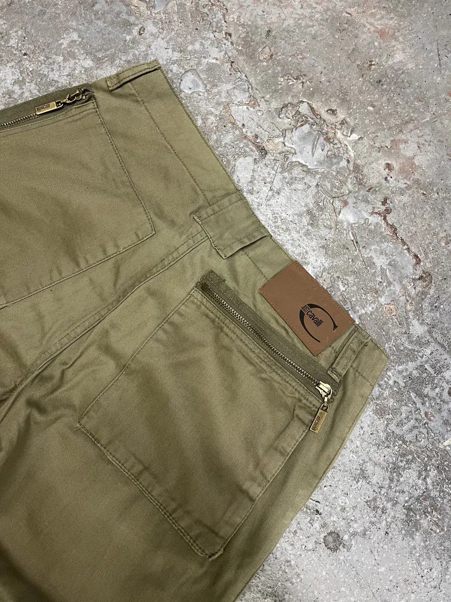 Just Cavalli SS2005 Cavalli Olive Military Multi Zips Cargo Pants Size US 30 / EU 46 - 7 Thumbnail