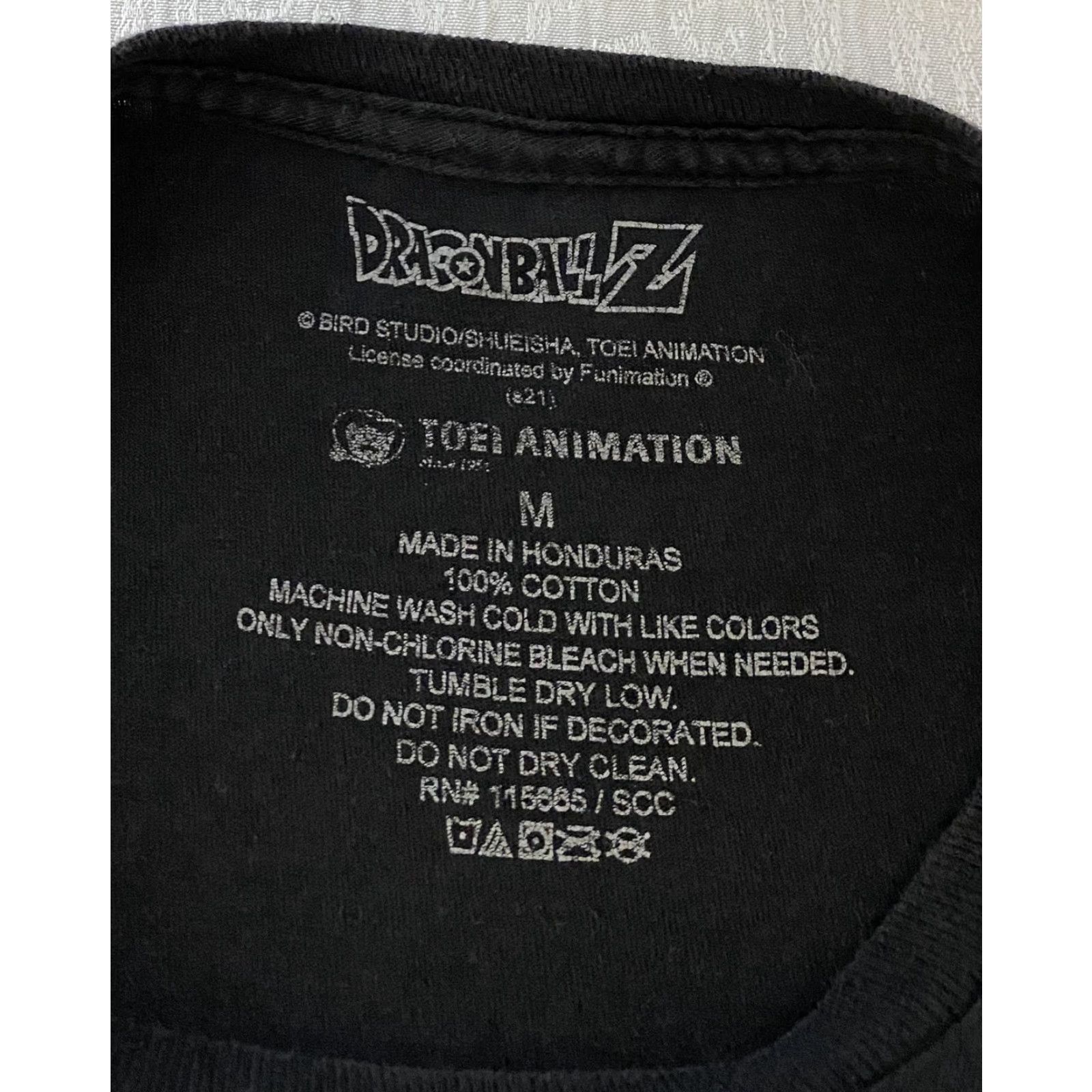 Vintage Dragon Ball Z Goku Shirt Mens Medium Black Anime Graphic Tee Size US M / EU 48-50 / 2 - 5 Thumbnail