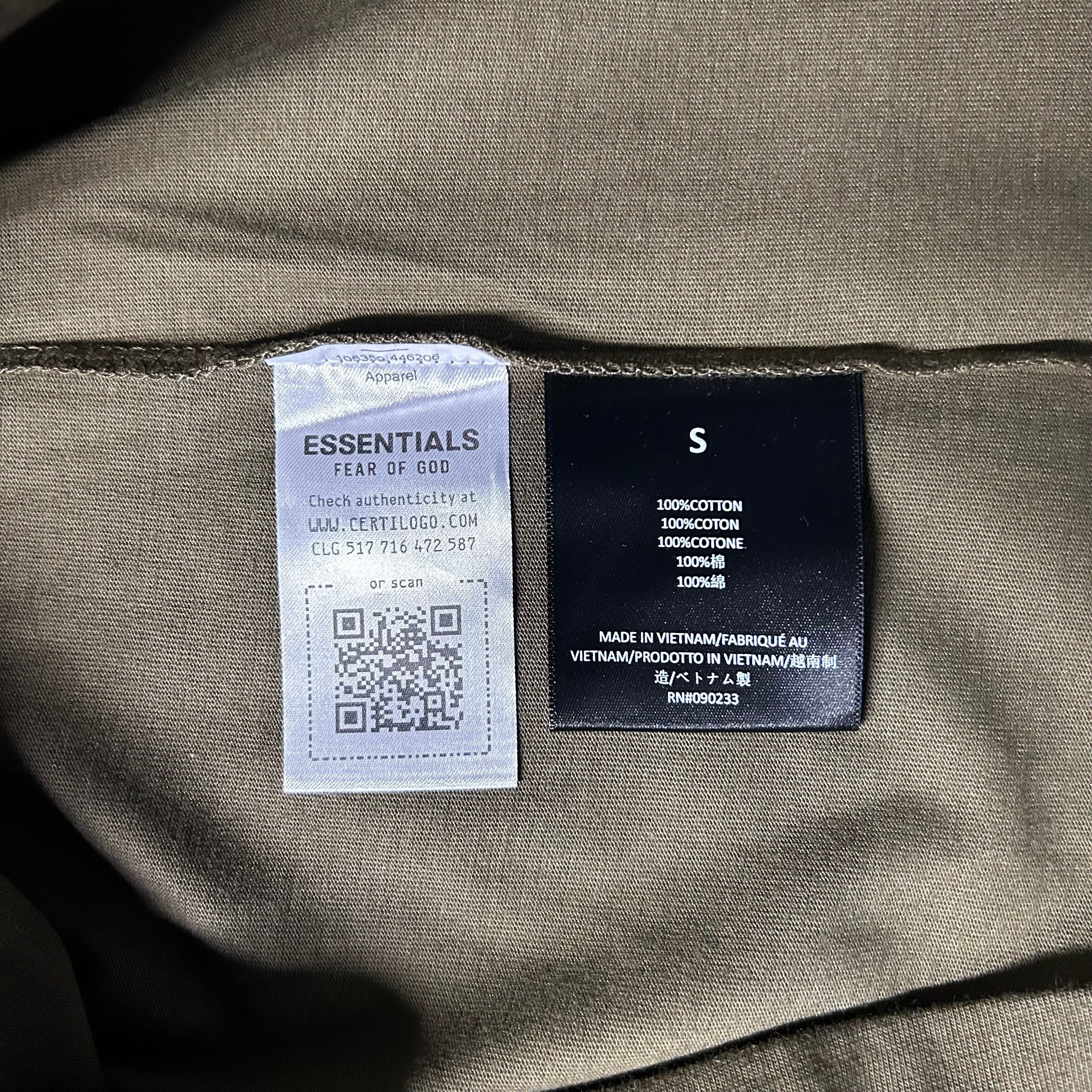 Fear of God Fear Of God Essentials Oversized Jersey Logo Tee Size US S / EU 44-46 / 1 - 6 Thumbnail