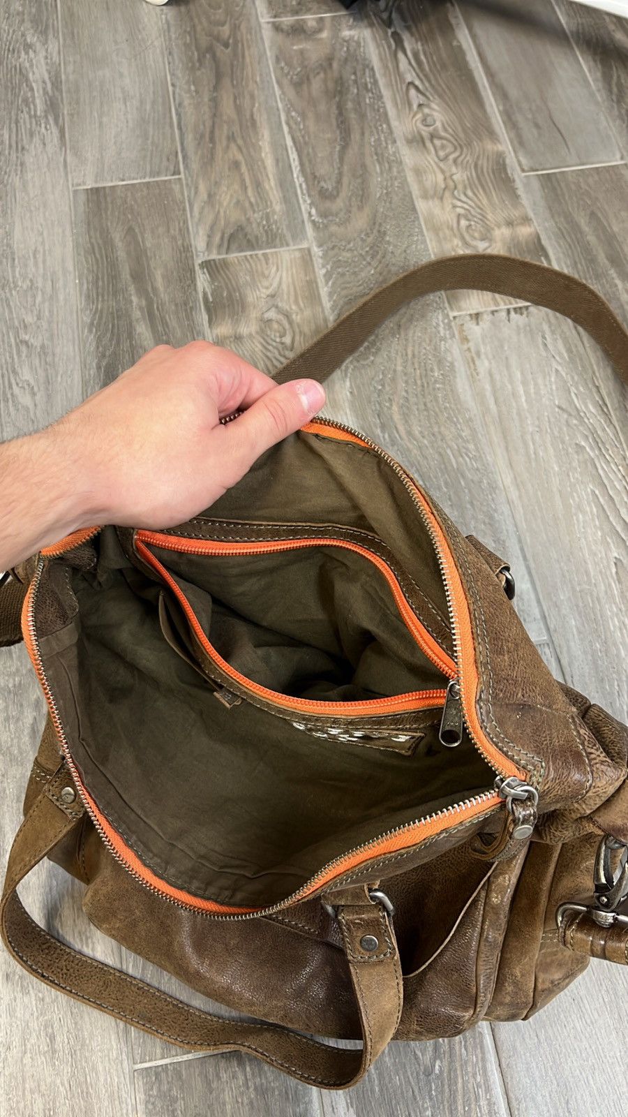 Leather × Vintage Rare❗️ Vintage Leather Coboys Bag shoulder bag Size ONE SIZE - 6 Thumbnail