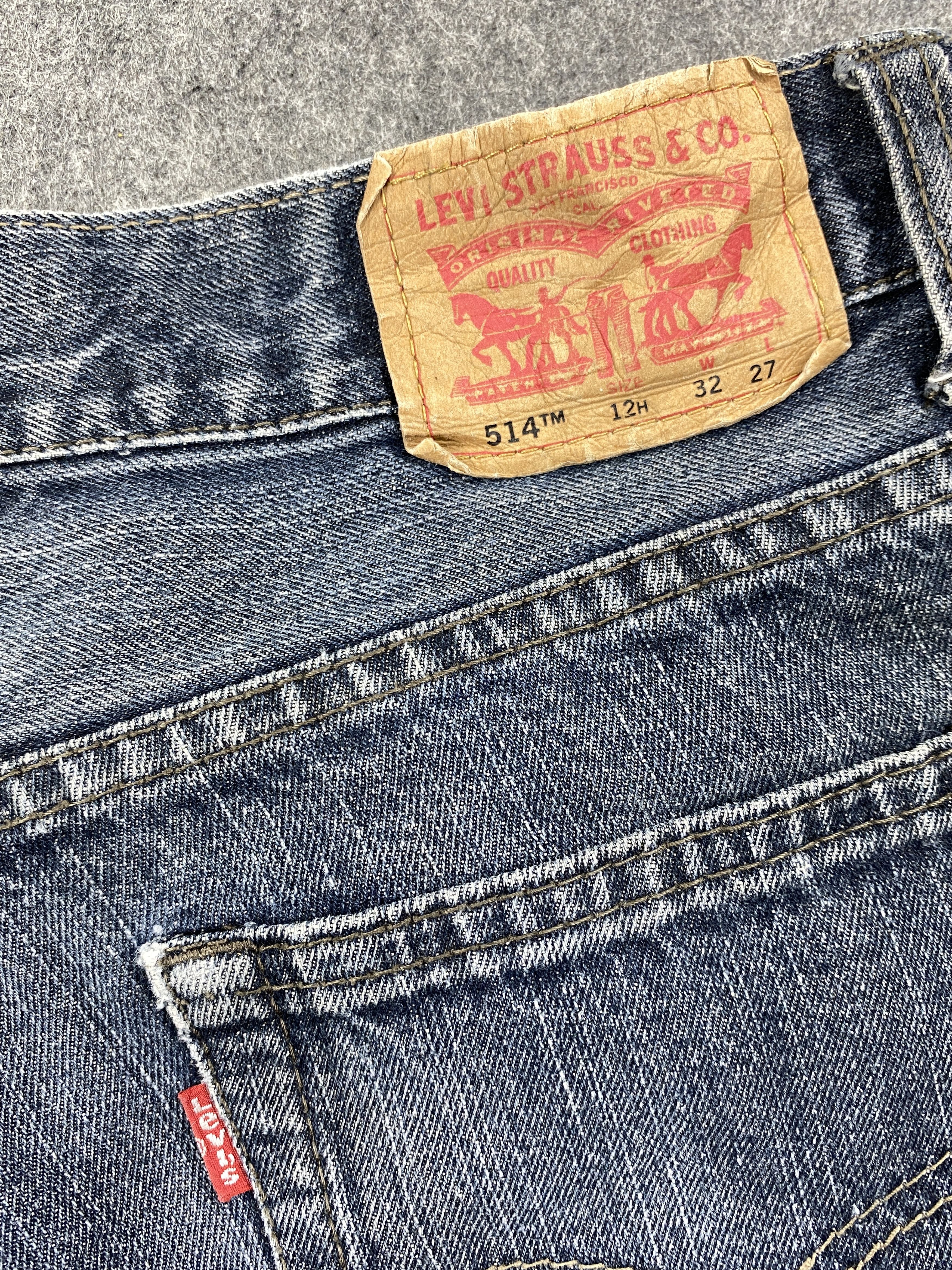 Levi's Faded Blue Vintage Levi's 514 Jeans 33x28 Denim -JN1449 Size US 33 - 9 Thumbnail