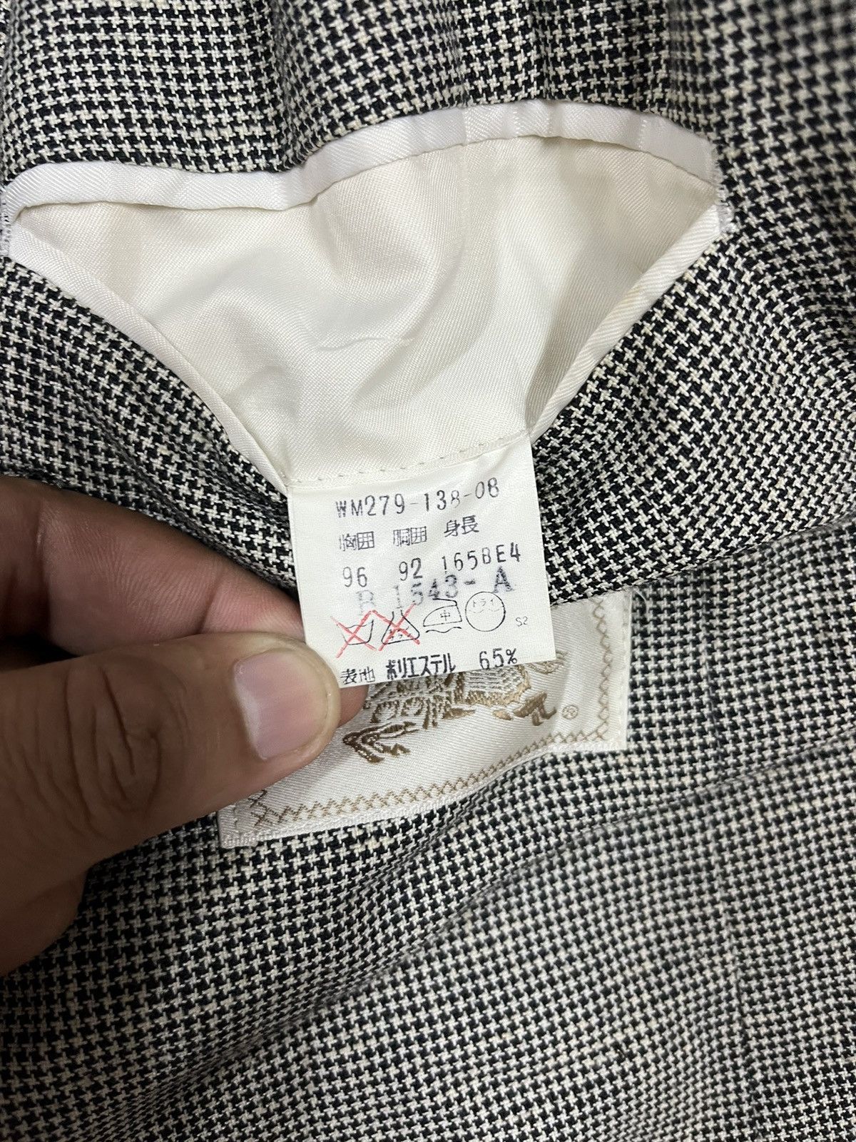 Burberry × Designer × Vintage Vintage burberry blazer Size 40R - 10 Thumbnail