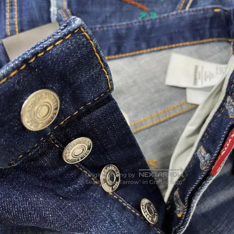 Dsquared2 DSQUARED2 Men's Casual Denim Pants in Dark Blue . Size US 27 - 5 Thumbnail