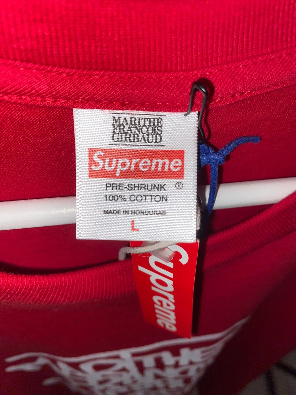 Supreme Supreme® x Marithé + François Girbaud Tee Size US L / EU 52-54 / 3 - 2 Thumbnail