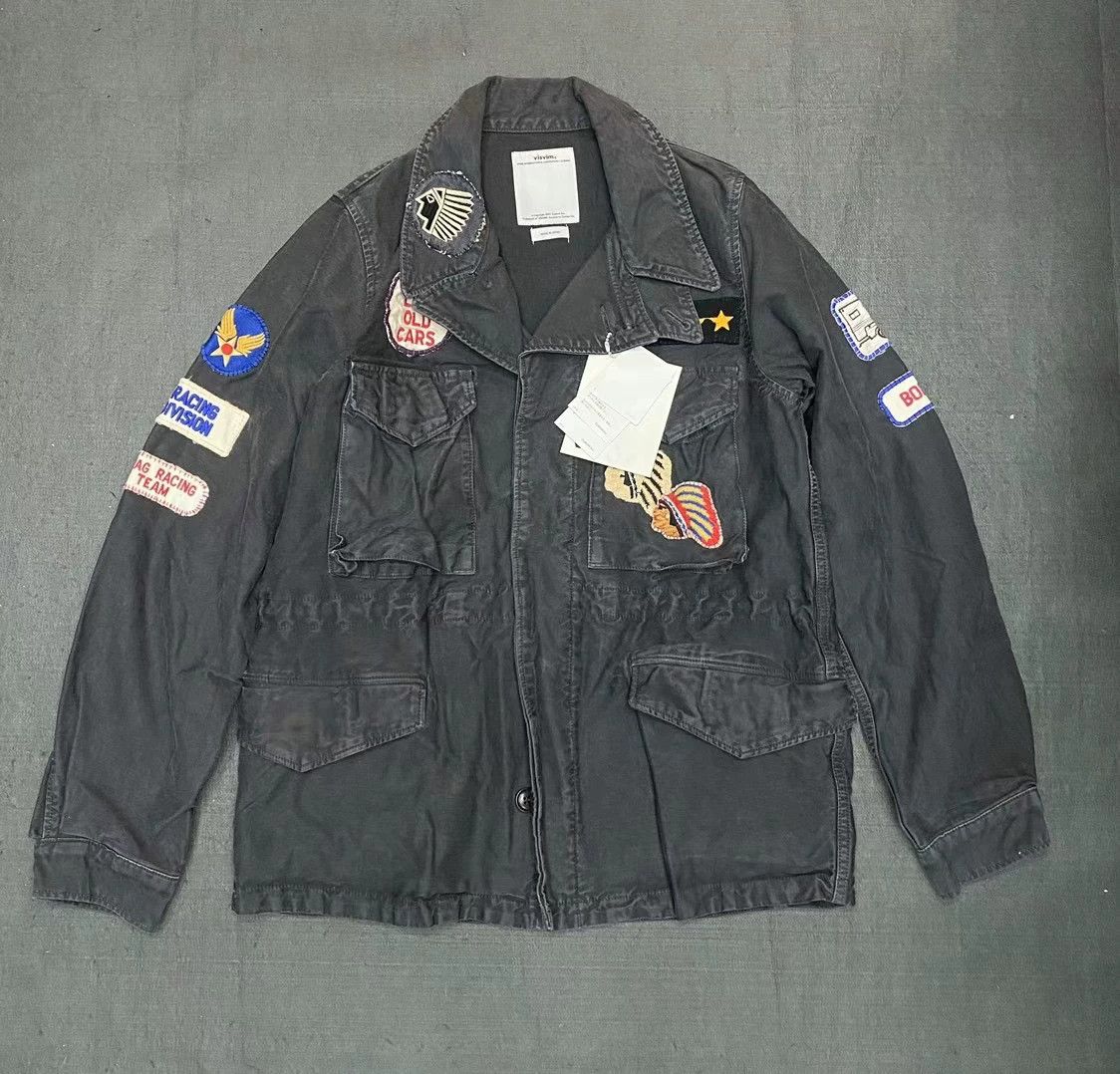 Visvim visvim ACHSE JKT PATCHES (DMGD CHINO) Size US S / EU 44-46 / 1 - 1 Thumbnail