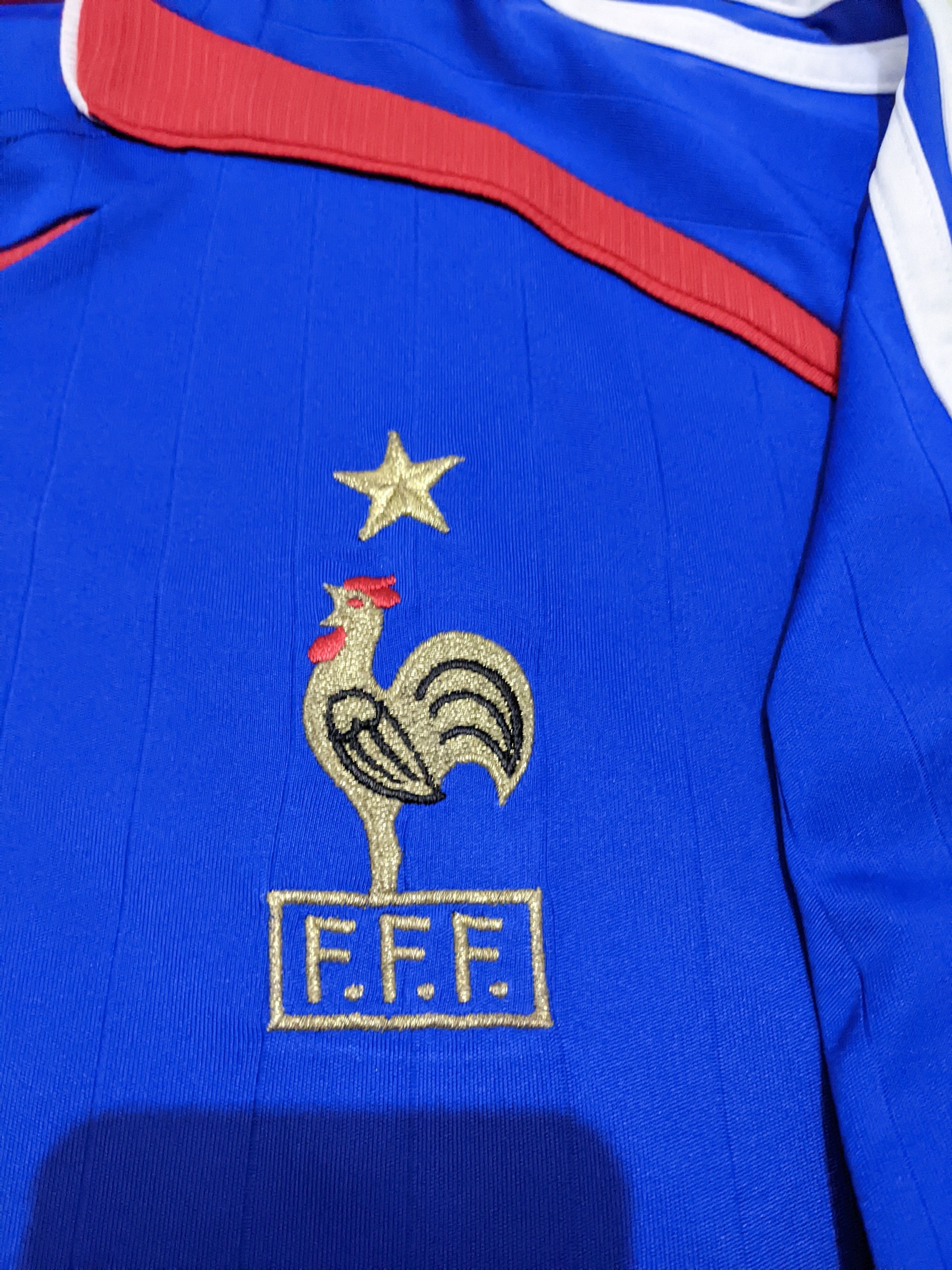 Adidas Francis home 2006 world cup Zidane Jersey football shirt Size US M / EU 48-50 / 2 - 6 Thumbnail