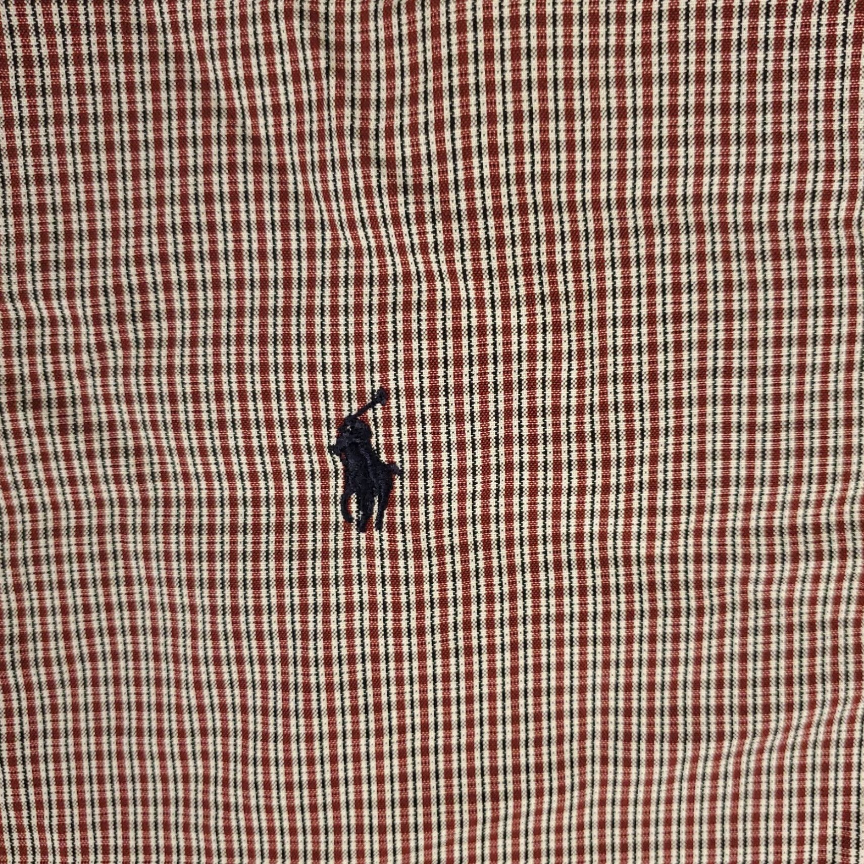 Ralph Lauren Ralph Lauren Dress Shirt Mens Size 17 Red Plaid Button Down Long Sleeve Classic Size 46R - 2 Thumbnail