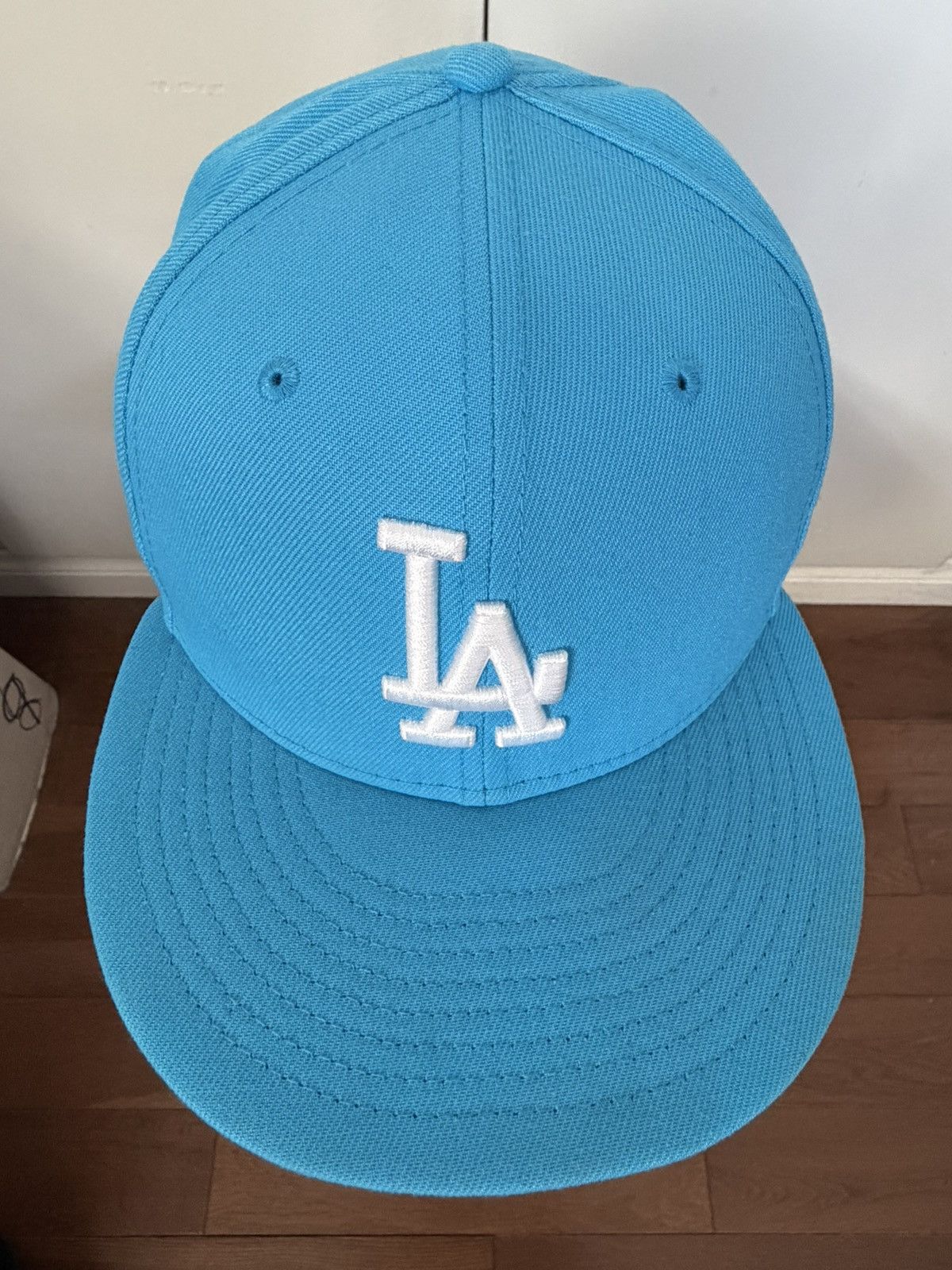 New Era NEW ERA 59FIFTY LOS ANGELES LA DODGERS CAP HAT MLB SKY BLUE Size ONE SIZE - 5 Thumbnail