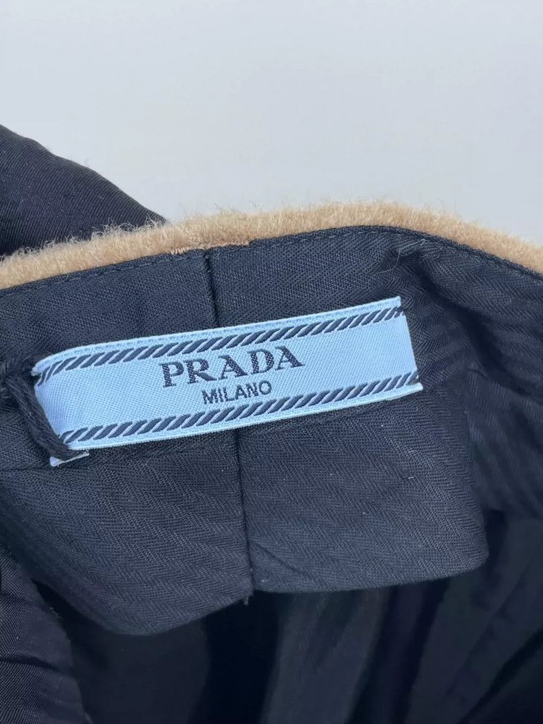 Prada Prada 24 new camel fleece wide-leg five-piece pants 2505-Ne Size 24" / US 00 / IT 34 - 5 Thumbnail