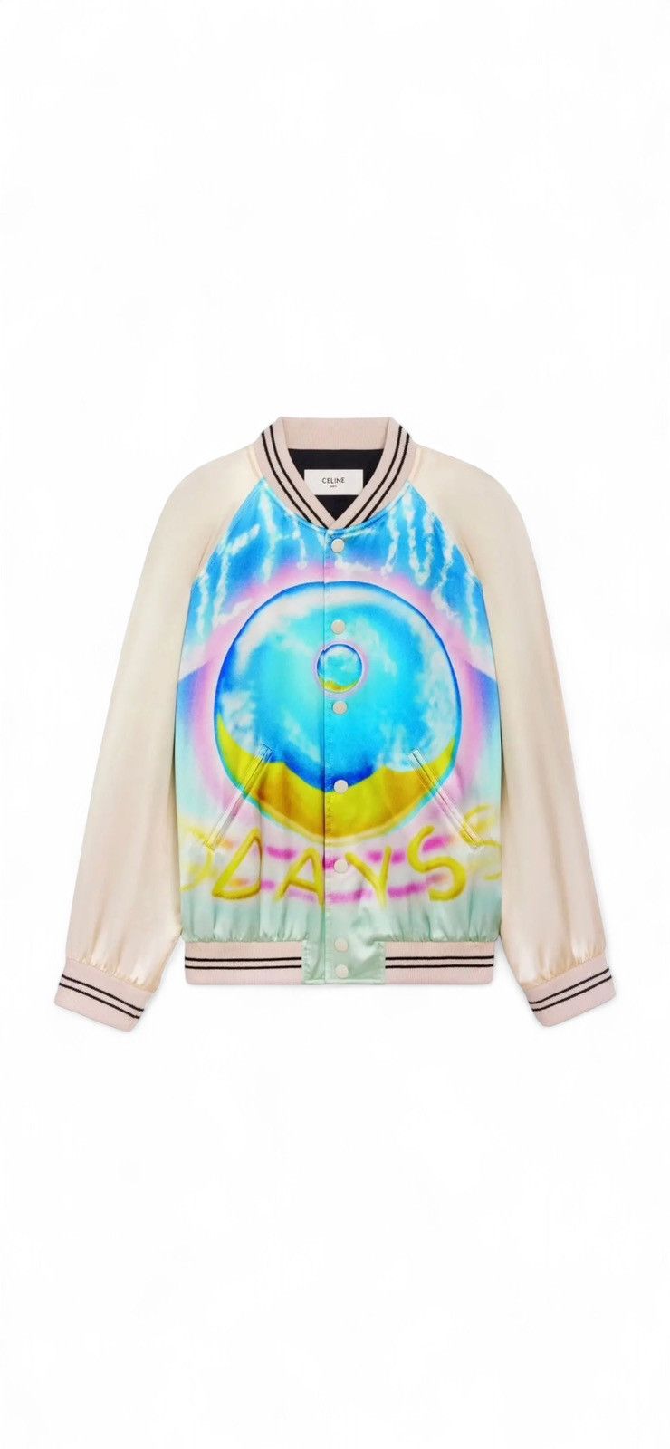 Celine Celine TEDDY JACKET WITH SATIN ARTIST PRINT Size US S / EU 44-46 / 1 - 1 Preview