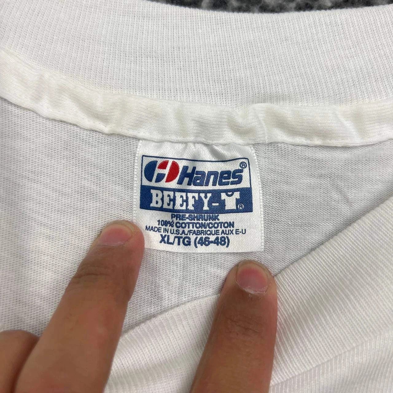 Hanes Vintage America's Cup Shirt Men XL White Beefy Deadstock Size US XL / EU 56 / 4 - 5 Thumbnail