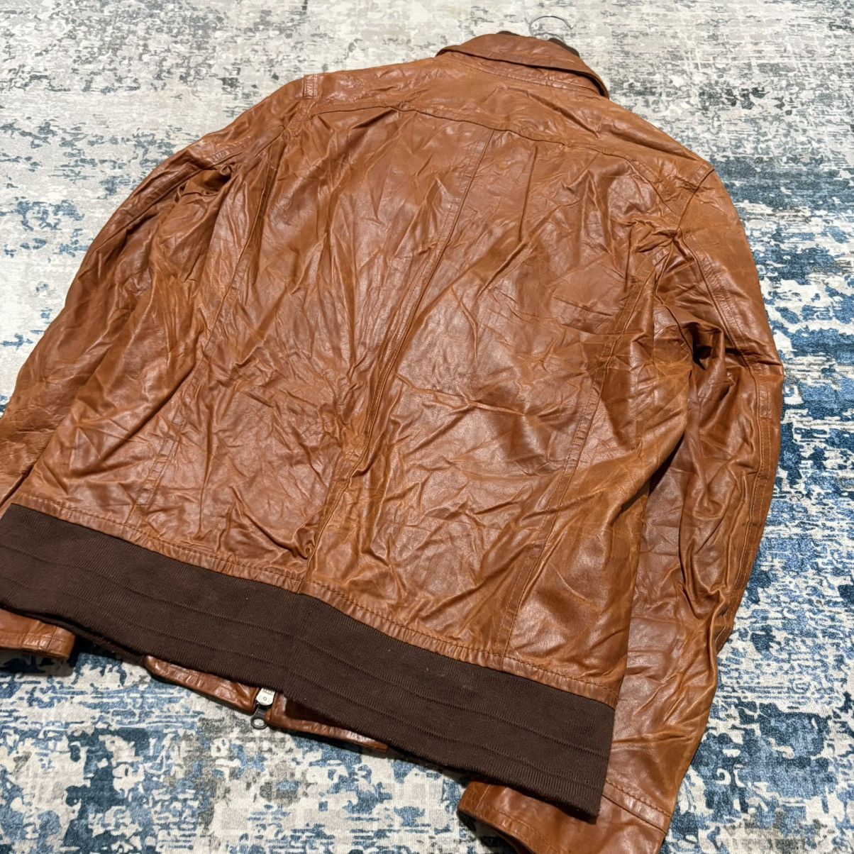 Takeo Kikuchi TK Japan Bikers Leather jacket Size US S / EU 44-46 / 1 - 5 Thumbnail