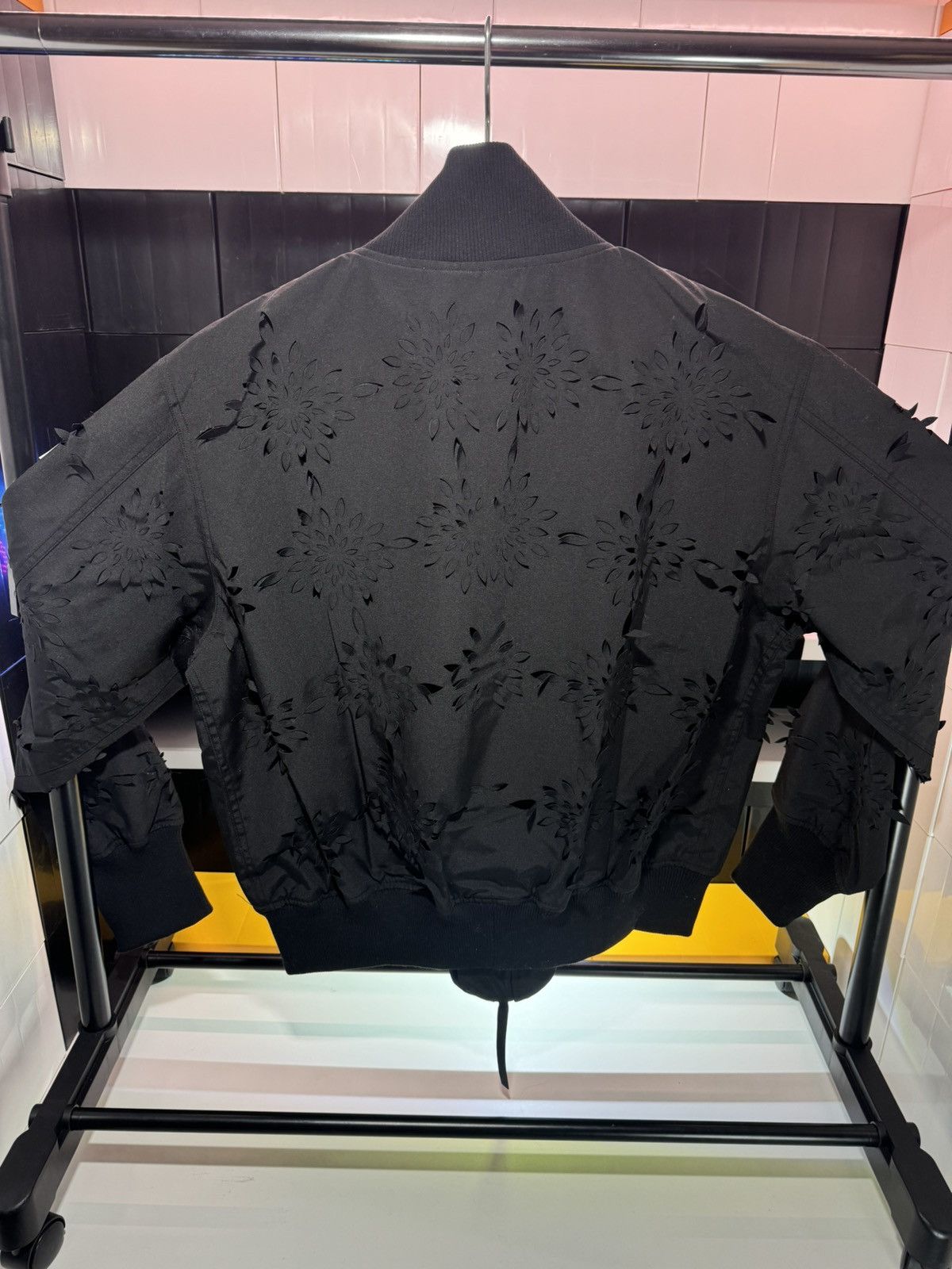 Juntae Kim Juntae Kim Lazer-Cut Floral Bomber Jacket Size US L / EU 52-54 / 3 - 4 Thumbnail