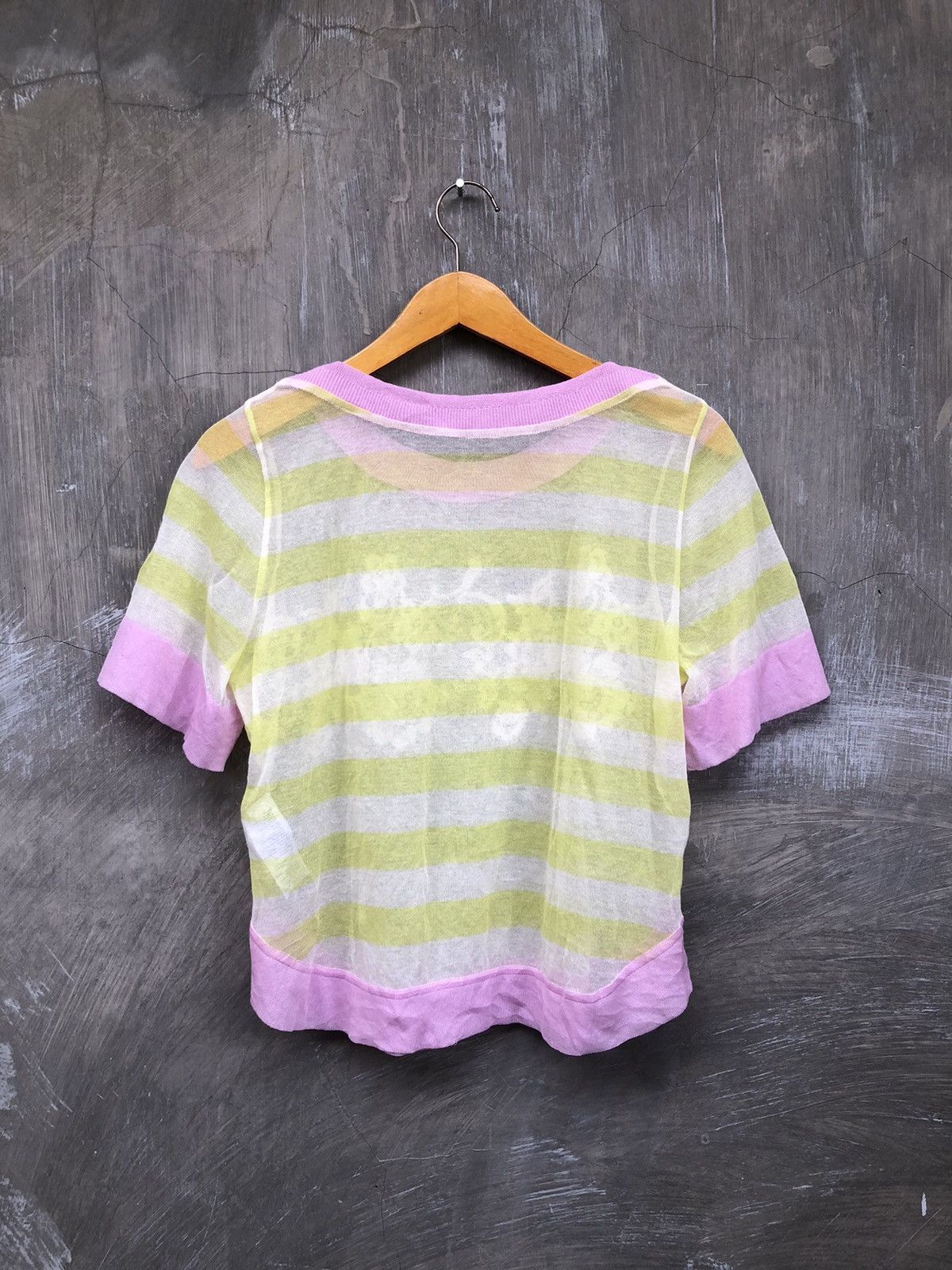 Designer × Ermanno Scervino × Vintage Ermanno Scervino Mesh Tops Size XS / US 0-2 / IT 36-38 - 6 Thumbnail