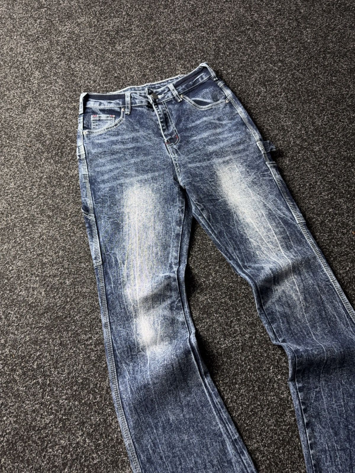 Japanese Brand × Vintage Vintage 90s Low Waist Flare Jeans Y2K Japanese Vibe Size 27" / US 4 / IT 40 - 5 Thumbnail