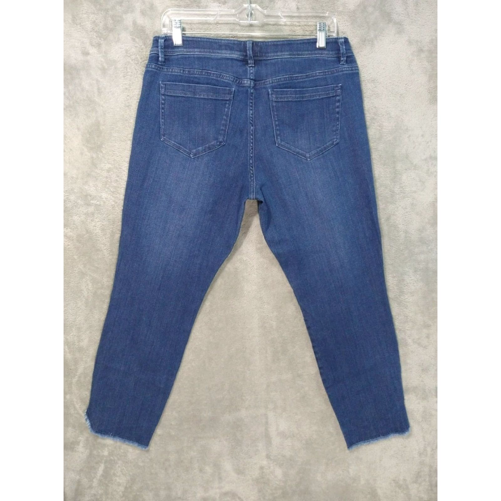 J. Jill J.Jill Jeans Women's 8 Denim Slim Ankle Stretch Mid Rise Blue Authentic Fit Size 30" / US 8 / IT 44 - 2 Thumbnail