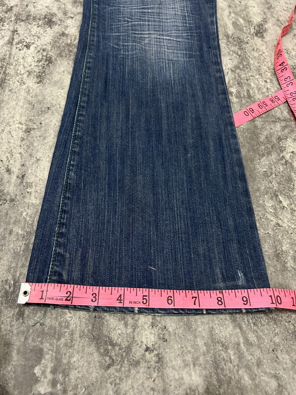 If Six Was Nine × Japanese Brand × Tornado Mart Ado Sweet Strobery Distressed Bootcut Jeans Size US 32 / EU 48 - 19 Thumbnail