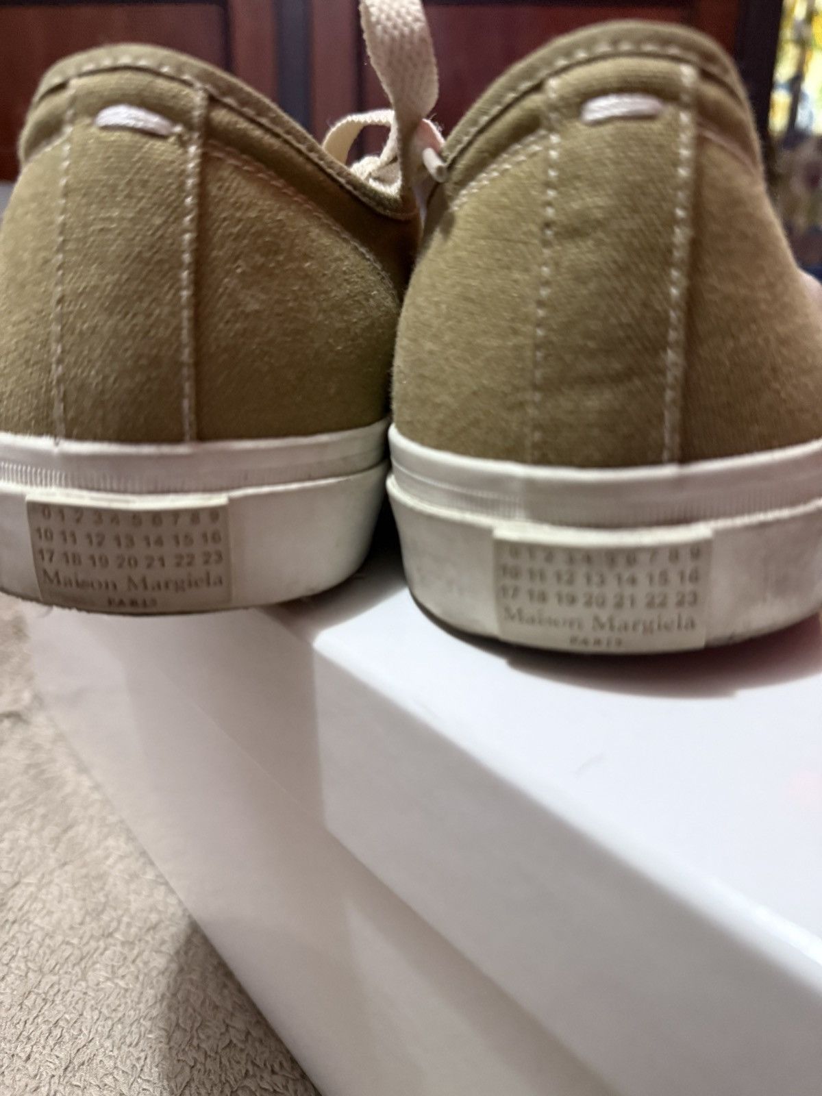 Maison Margiela RARE!!! Green Margiela Tabi Size US 11 / EU 44 - 3 Thumbnail