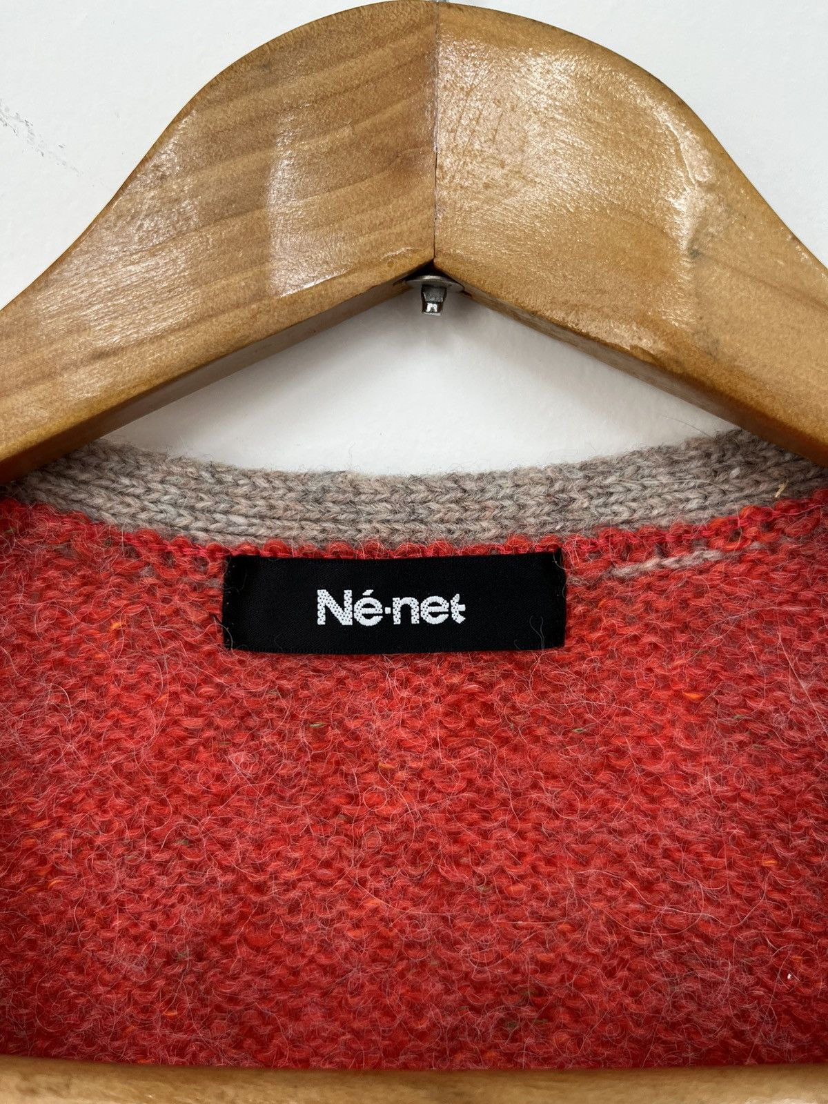 Ne-Net Ne-net Kazuaki Takashima Knit Cardigan Mohair Size M / US 6-8 / IT 42-44 - 3 Thumbnail