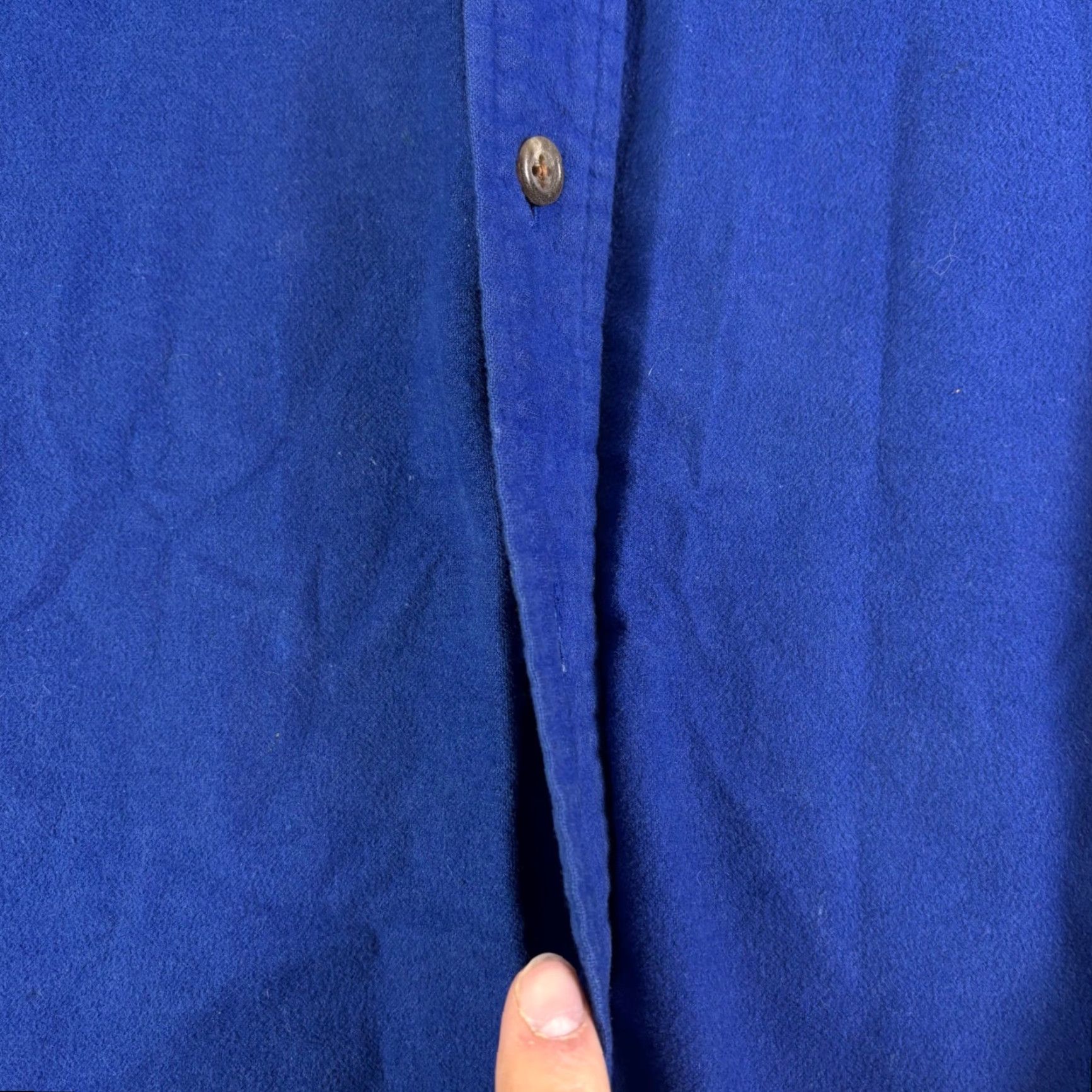 Polo Ralph Lauren Polo Ralph Lauren Shirt Button-Up Large L Blue Cotton Flannel 90s Casual Workwear Mens Size US L / EU 52-54 / 3 - 8 Thumbnail