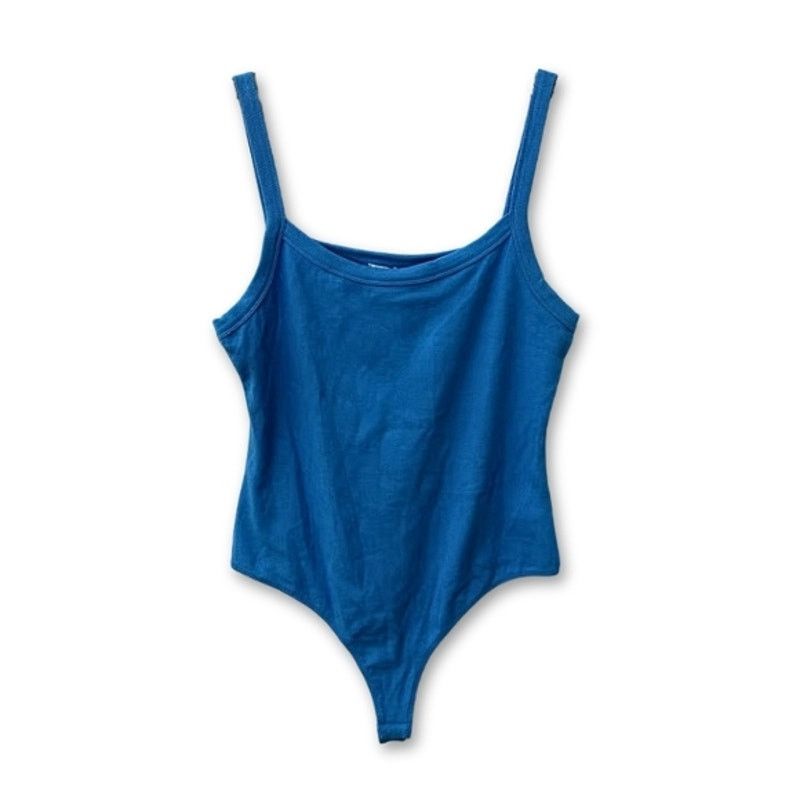 Other Elodie Tank Bodysuit Sleeveless Ribbed Blue Women's XL NWOT Size XL / US 12-14 / IT 48-50 - 1 Thumbnail