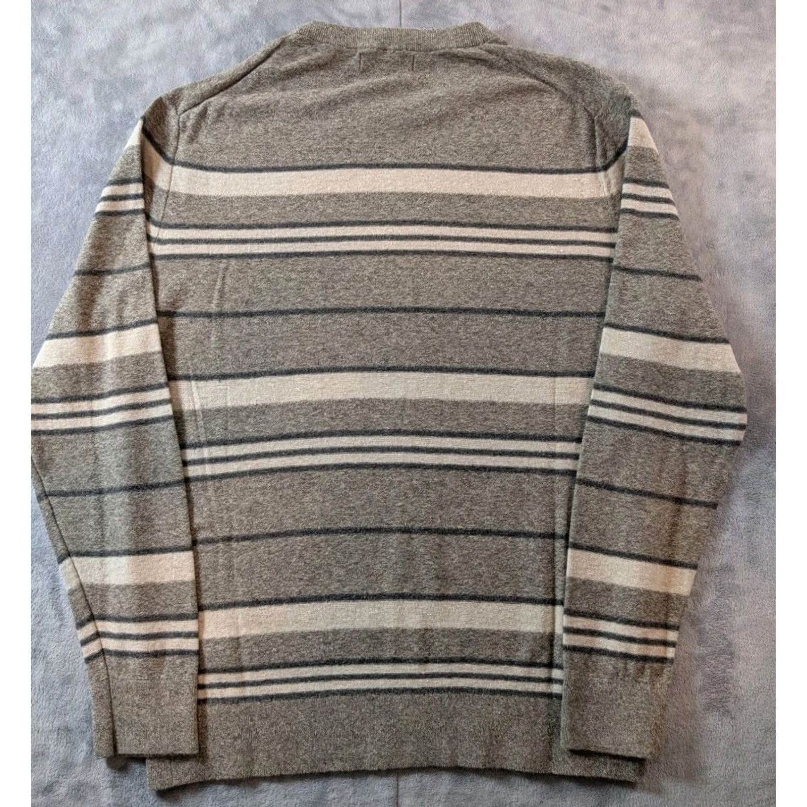 Banana Republic Banana Republic Sweater Shirt Mens L Beige Silk Linen Knit Crew Neck 90s Office Casual Pullover Long Sleeve Caproom Size US L / EU 52-54 / 3 - 4 Thumbnail