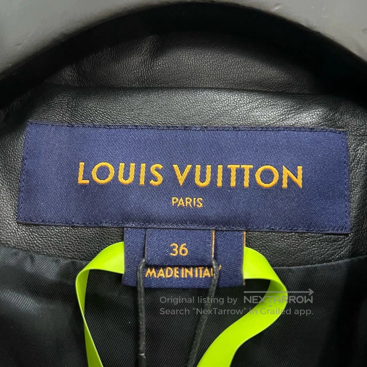 Louis Vuitton louis vuitton embossed logo leather jacket. Size S / US 4 / IT 40 - 3 Thumbnail