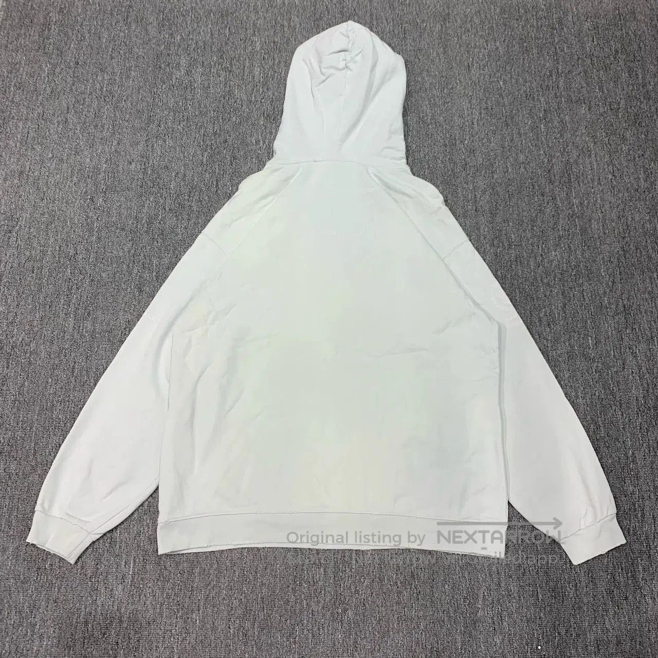 Balenciaga Balenciaga White Green Hoodie Sweatshirt. Size US M / EU 48-50 / 2 - 3 Thumbnail