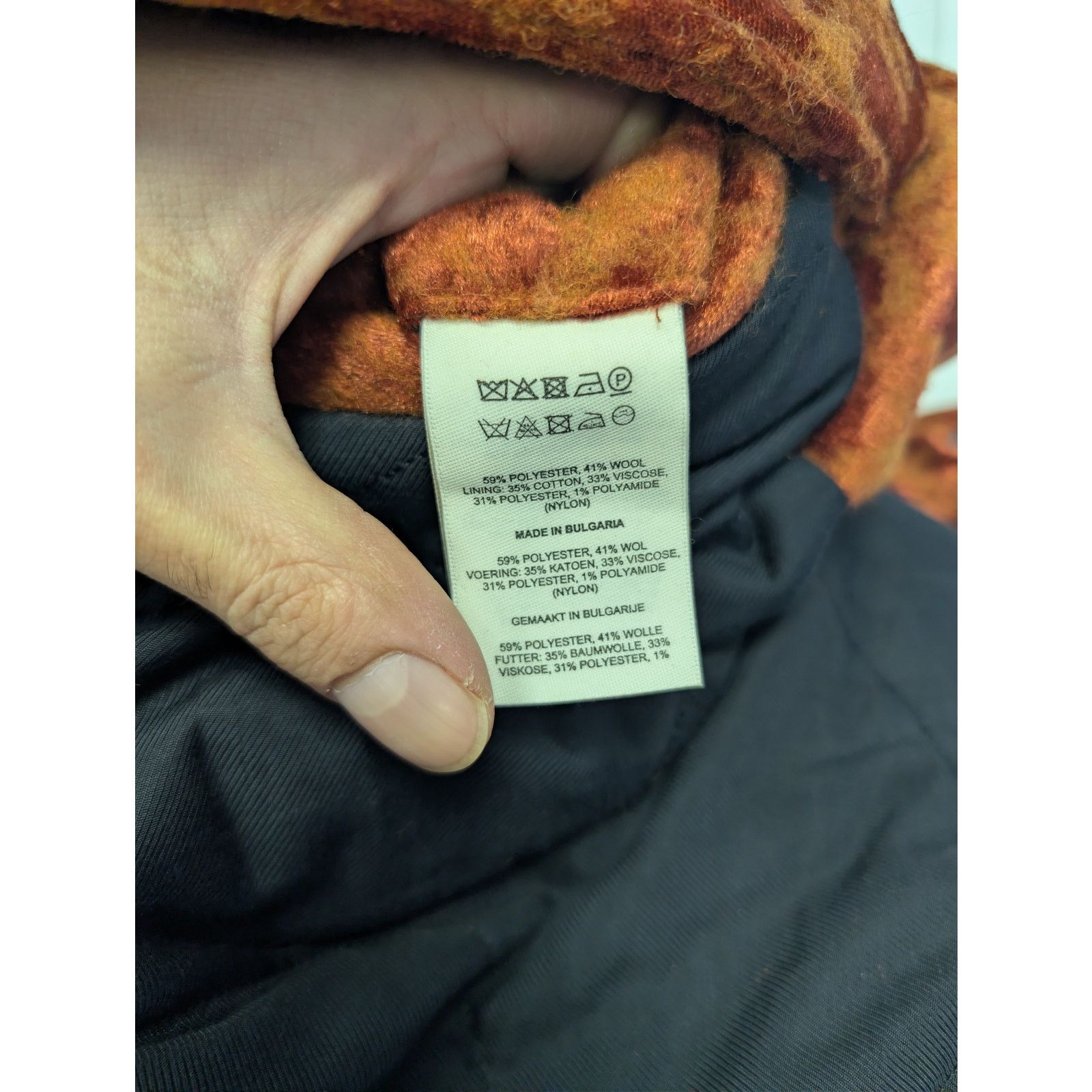 Dries Van Noten o1rshd1 Vorries M.W. Jacket in Rust Size US M / EU 48-50 / 2 - 16 Thumbnail