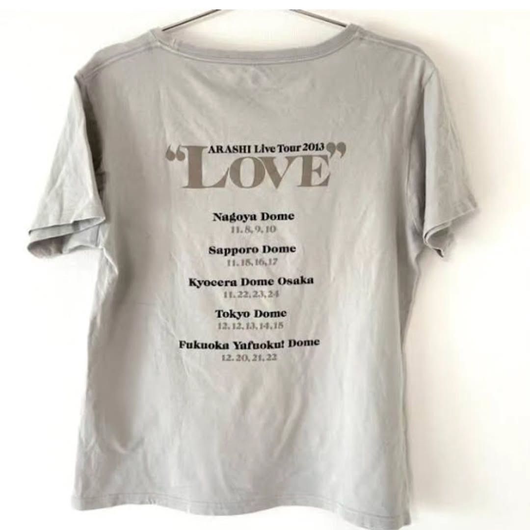 Band Tees Arashi Love Tour 2013 Photo Tee Size US L / EU 52-54 / 3 - 4 Thumbnail