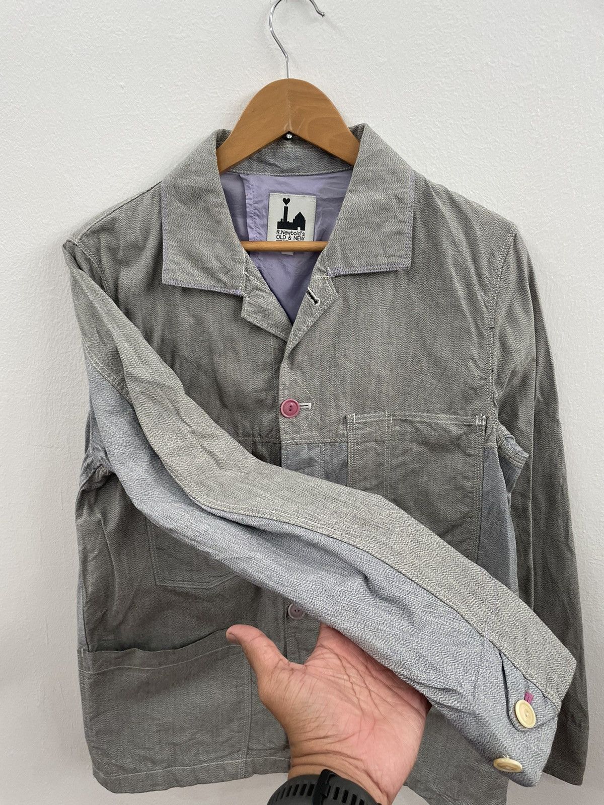 Paul Smith × R.Newbold R.NEWBOLD PAUL SMITH TWO TONE JACKET JTILITY MULTIPOCKET Size US L / EU 52-54 / 3 - 4 Thumbnail