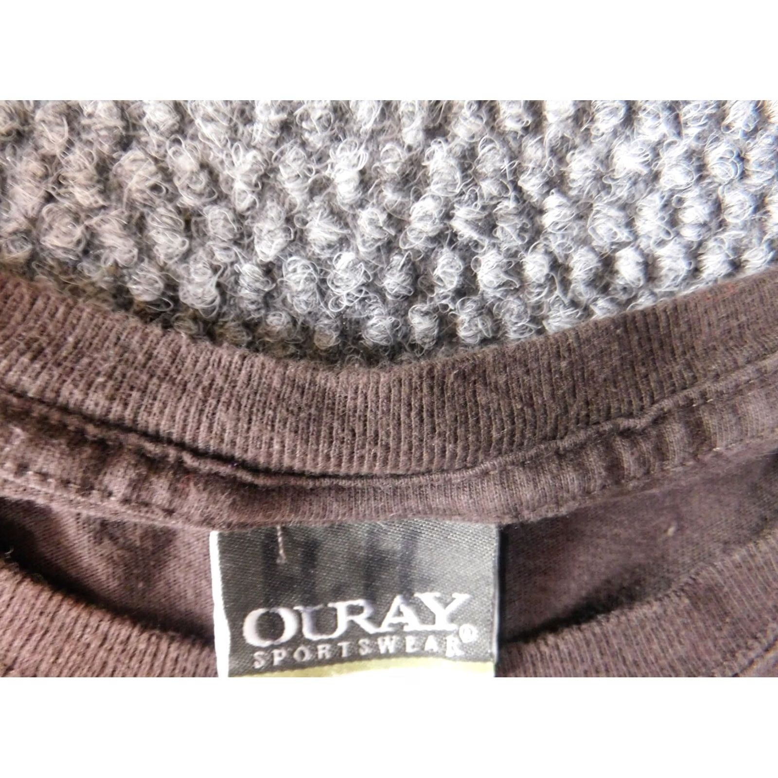 Vintage Ouray Shirt Mens Medium Brown Bear Graphic Print Crew Neck Short Sleeve T-Shirt Regular Fit Linen Knit Logo Animals Vintage: No Size US M / EU 48-50 / 2 - 5 Thumbnail