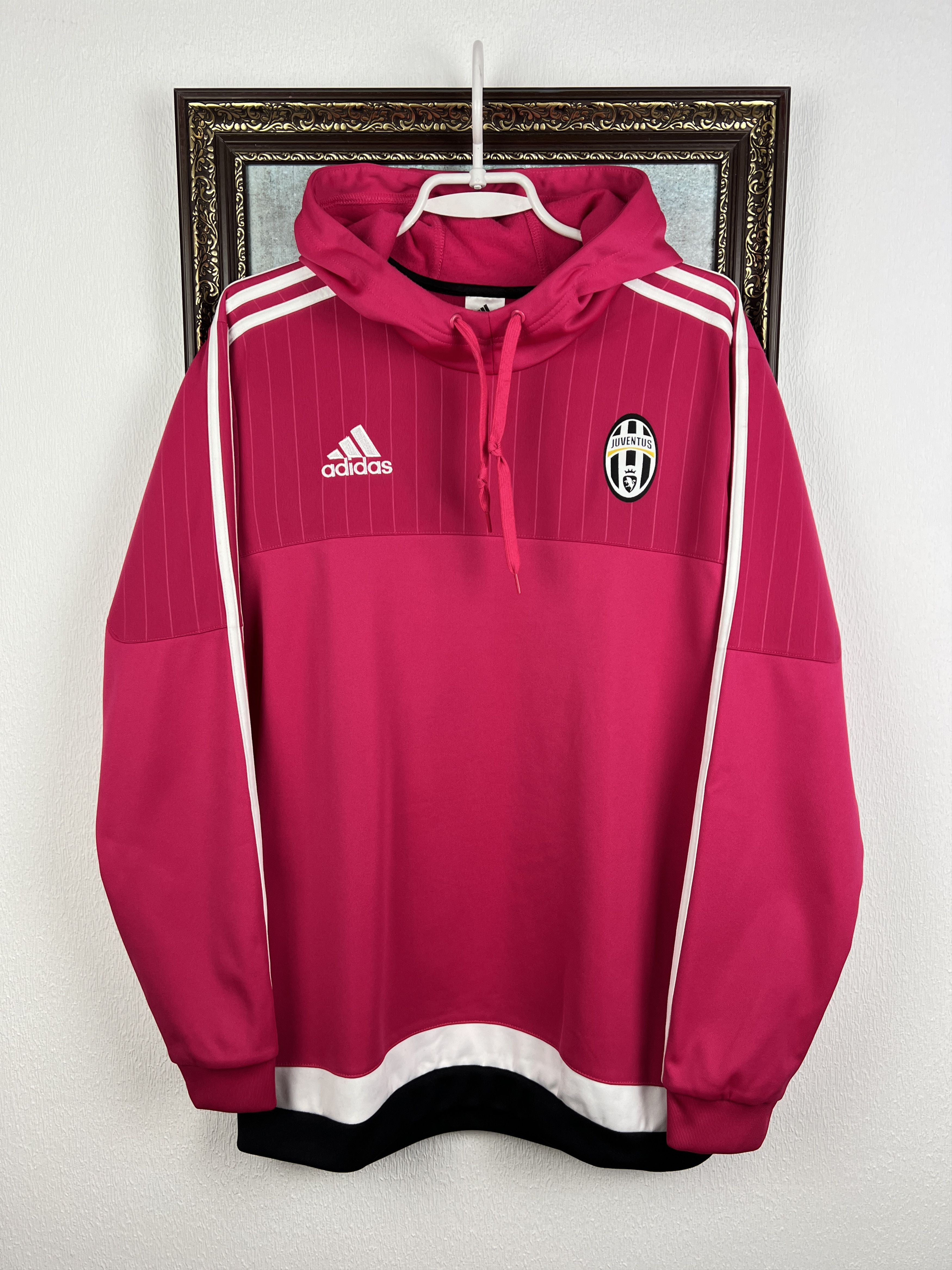 Adidas Juventus Football Jacket Hoodie Track Top Maglia Soccer Size US L / EU 52-54 / 3 - 1 Thumbnail