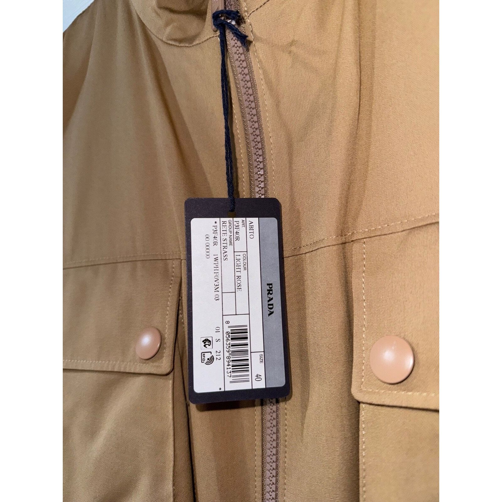 Prada Prada Beige Safari Overcoat Outerwear Jacket 40 Large L Size US XXS / EU 40 - 3 Thumbnail