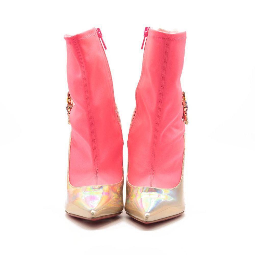 Christian Louboutin Christian Louboutin Jessie Joli Crystal Bootie EU38.5 Size US 8 / IT 38 - 6 Thumbnail