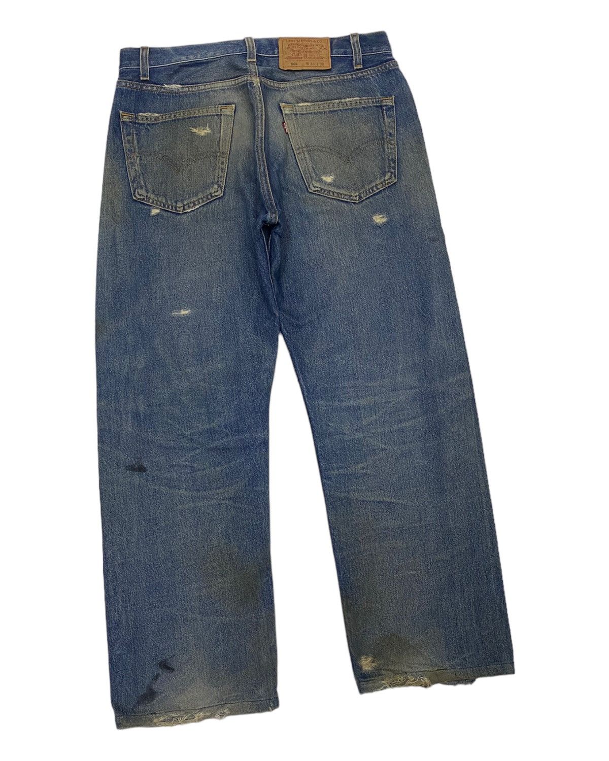 Levi's RARE🔥VTG LEVIS 501 BAGGY JEANS DISTRESSED DENIM Size US 32 / EU 48 - 4 Thumbnail