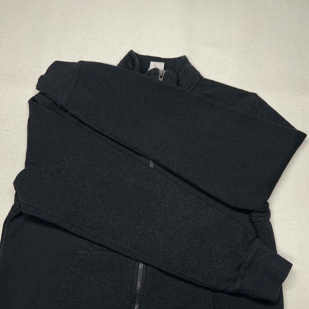 Nike Nike Sweatshirt Black Full Zip Mock Neck Swoosh Turkey Made Size US M / EU 48-50 / 2 - 5 Thumbnail