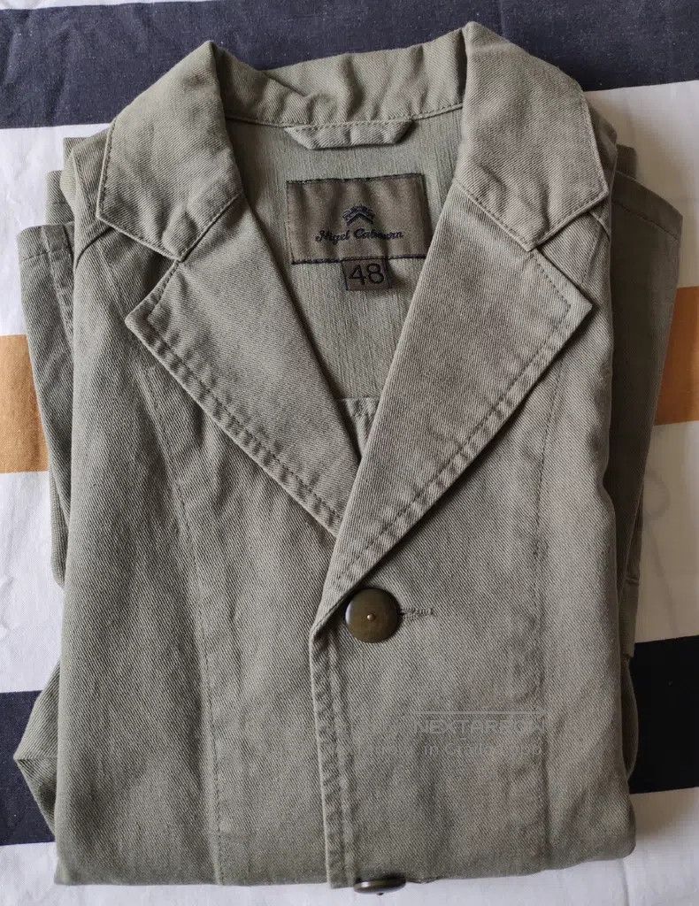 Nigel Cabourn Nigel Cabourn Military green cotton shirt Size US M / EU 48-50 / 2 - 8 Thumbnail