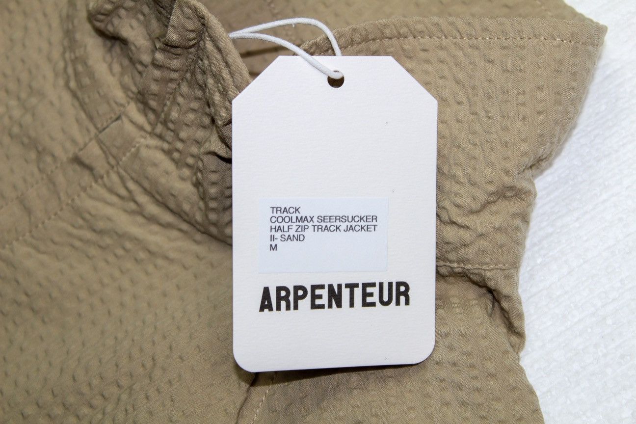 Arpenteur Seersucker Half Zip Track Jacket BNWT Size US M / EU 48-50 / 2 - 5 Thumbnail