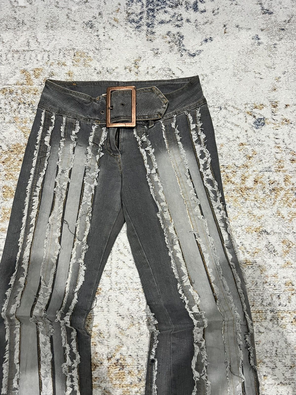 Japanese Brand × Vintage Toba & Co Rebuild Flared Jeans Size US 30 / EU 46 - 3 Thumbnail
