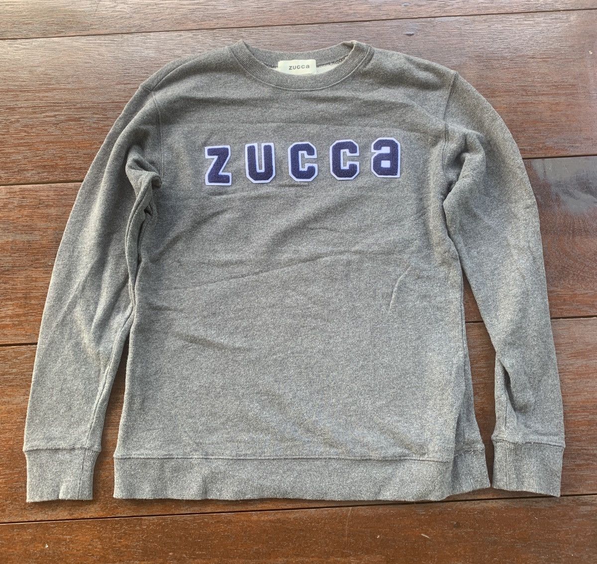 Designer × Issey Miyake × Zucca Zucca Japan big logo grey sweatshirt Size M / US 6-8 / IT 42-44 - 1 Thumbnail