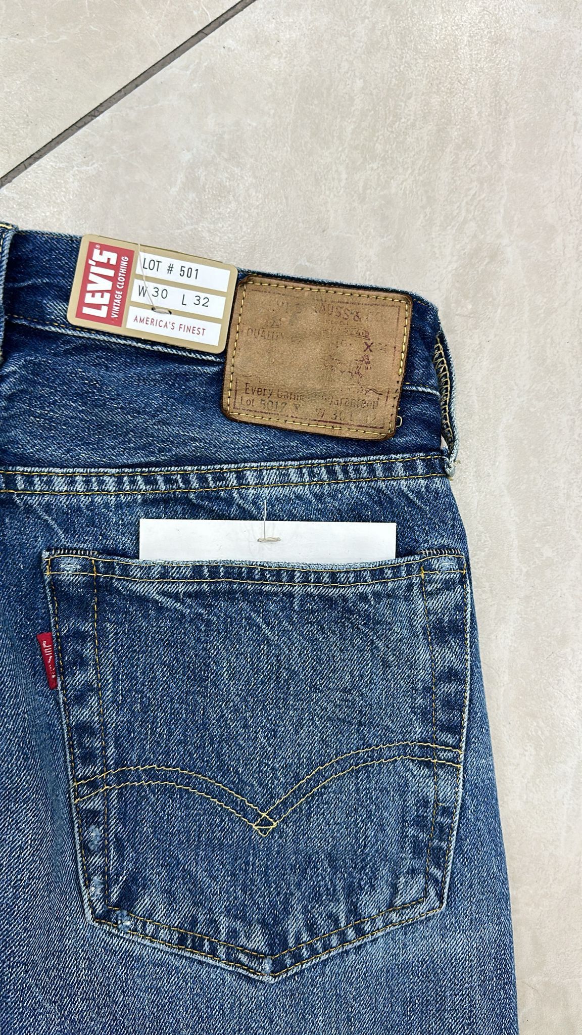 Levi's Vintage Clothing LVC Levi's Vintage Clothing 1954 501XX BigE Selvedge Jeans Size US 30 / EU 46 - 8 Thumbnail