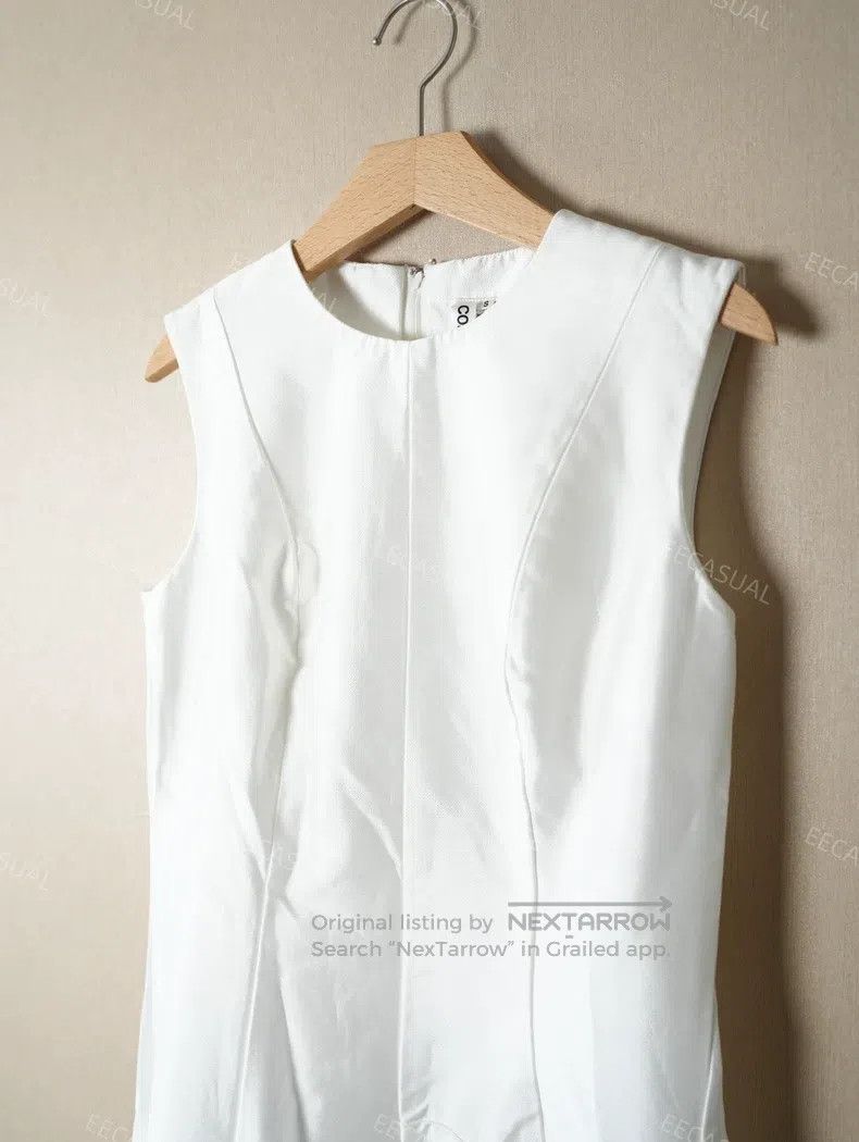 Comme des Garcons Comme Des Garcons White 3D Fish Tail Dress Size S / US 4 / IT 40 - 3 Thumbnail