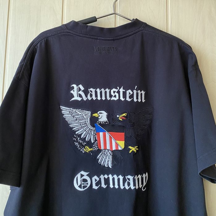 Vetements 2021 Vetements Rammstein Germany oversized t-shirt | Grailed