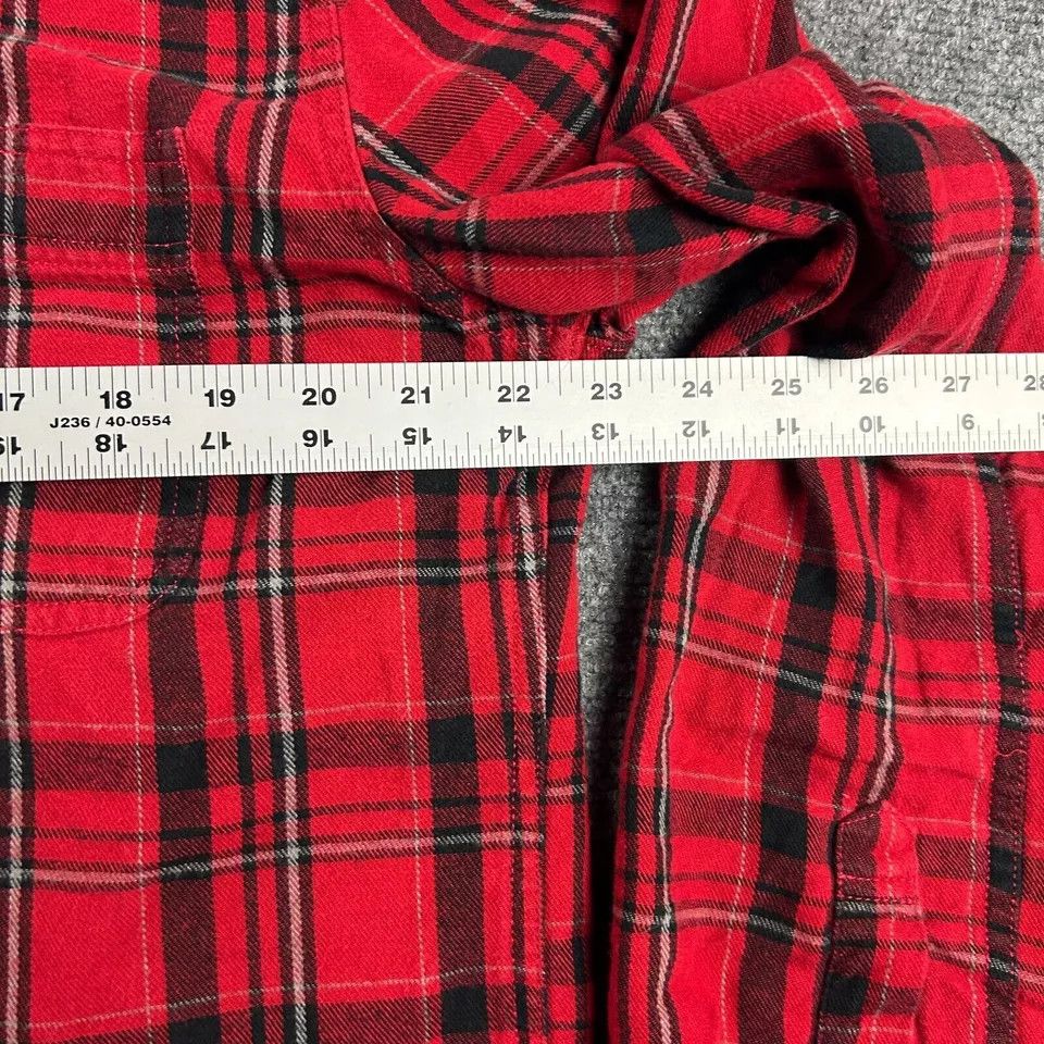 J.Crew J Crew Flannel Shirt Men Large Plaid Button Up Double Pocket Size US L / EU 52-54 / 3 - 4 Thumbnail